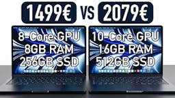M2 MacBook Air Vergleich: 1499€ vs 2079€ Modell | Was uns Apple nicht verraten hat…