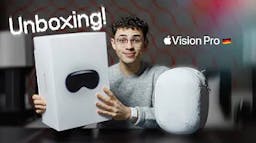 Apple Vision Pro Unboxing & erster Eindruck! (Deutsch/German)